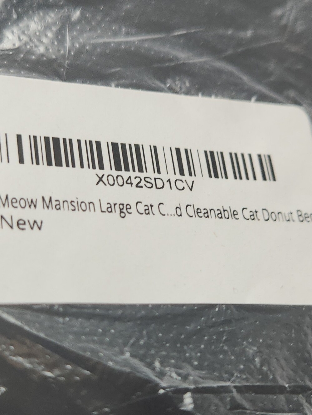 Meow Mansion Large Cat Cave Donut - Cat Tunnel; up to 30lbs - 3 Toy Balls - Picture 13 of 13